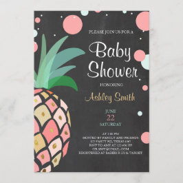 Ananas Baby Dusche Einladung Tropical Bridal
