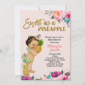Ananas Baby Shower Einladung Tropical (Vorderseite)