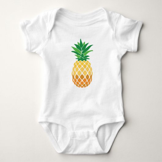 Ananas Baby Strampler (Vorderseite)