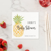 Ananas | Babydusche Serviette (Beispiel)