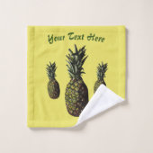 Ananas-Badehandtücher, Waschtuch Badhandtuch Set (Waschlappen)