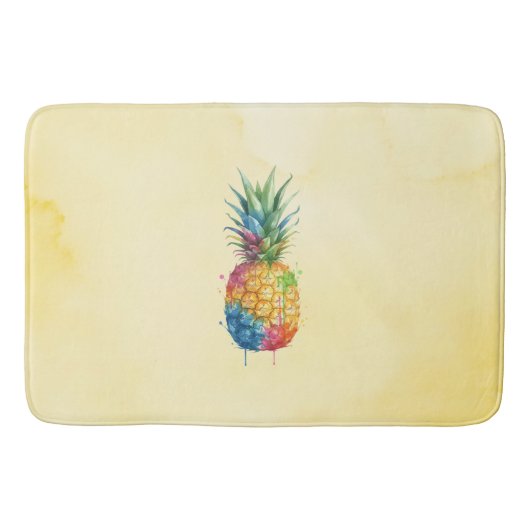Ananas Badematte (Vorderseite)