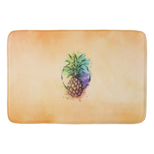 Ananas Badematte (Vorderseite)