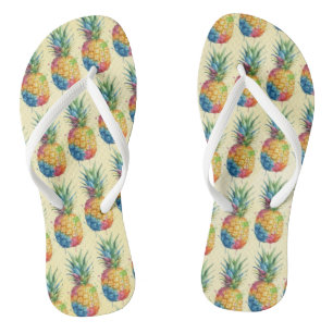 Ananas Badesandalen