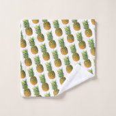 Ananas Badhandtuch Set (Waschlappen)