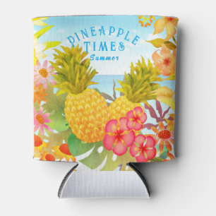 Ananas Beach Floral Dosenkühler