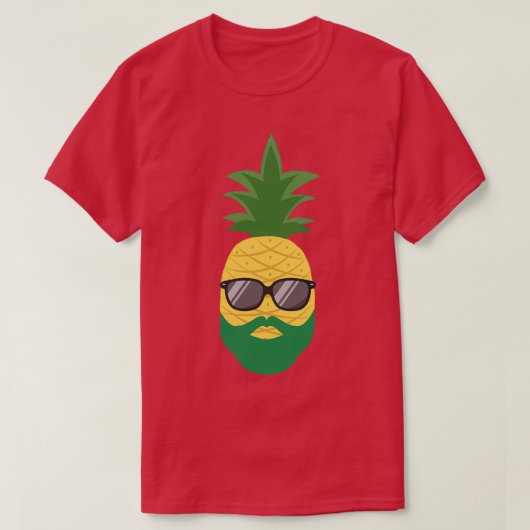 Ananas-Beard T-Shirt (Design vorne)
