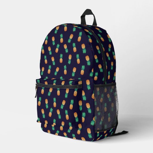 Ananas Bedruckter Rucksack (Rückseitige Ecke Rechts)