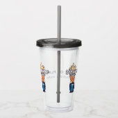 Ananas Begrüßung von benutzerdefinierten Texttumor Acryltrinkbecher (Rechts)