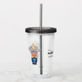 Ananas Begrüßung von benutzerdefinierten Texttumor Acryltrinkbecher