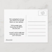 Ananas Begrüßungsänderung der Postkarte für die Ad (Rückseite)