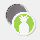 Ananas Begrüßungsgrafik Magnet (Vorderseite/Rückseite)