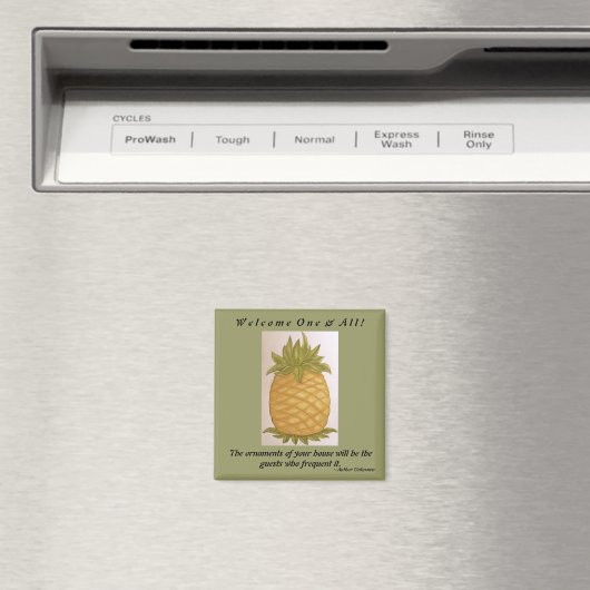 Ananas-Begrüßungsmagnet Magnet (In Situ (Geschirrspüler))