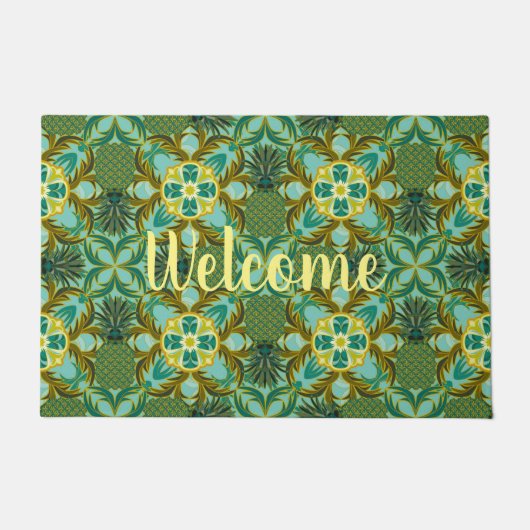 Ananas-Begrüßungsmatte Fußmatte (Vorderseite)