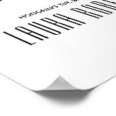 Ananas | Begrüßungszeichen für Brautpartys Poster (Ecke)