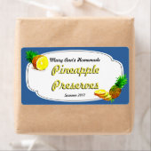 Ananas behält Canning Labels vor (Insitu)