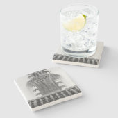 Ananas beruhigen steinuntersetzer (Seitenansicht)