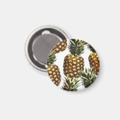 Ananas (BGC anpassbar) Magnet (Vorderseite/Rückseite)