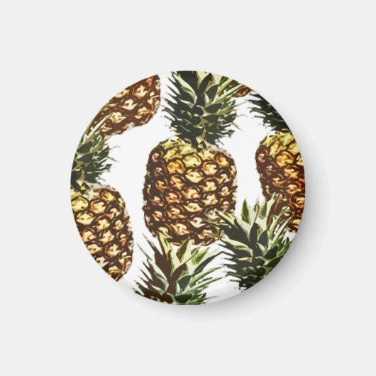 Ananas (BGC anpassbar) Magnet (Vorne)