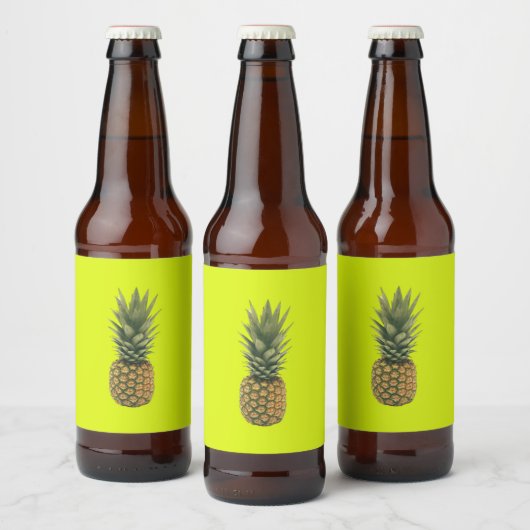 Ananas Bierflaschenetikett (Flaschen)