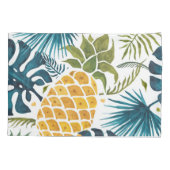 Ananas-Blätter aus Palmenblättern Kissenbezug (Rückseite)