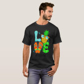 Ananas blättrig Liebe Sommerni (22) T-Shirt (Vorne ganz)
