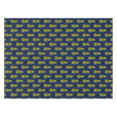 Ananas blau tischdecke (Vorderseite (Horizontal))