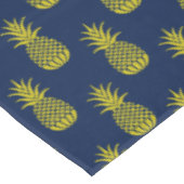 Ananas blau tischdecke (Schrägansicht)