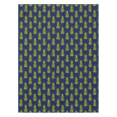 Ananas blau tischdecke (Vorderseite)