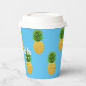 Ananas Blue Pappbecher (Links)