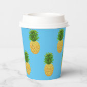 Ananas Blue Pappbecher (Rückseite)