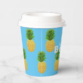 Ananas Blue Pappbecher (Rechts)