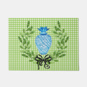 Ananas Blue & White Ginger Jar Fußmatte (Vorderseite)