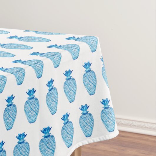 Ananas Blue & White Ginger Jar Tischdecke (Beispiel)