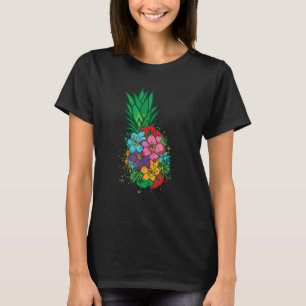 Ananas Blume Aloha Hawaii Vintag Hawai T-Shirt