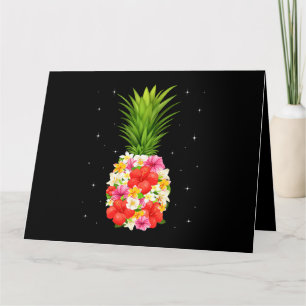 Ananas Blume Girls Aloha Hawaii Hawaiia Karte