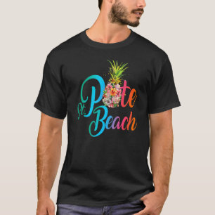 Ananas Blume St Pete Beach Vintag Florida Fl T-Shirt