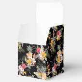 Ananas-Blüte am Schwarzen Platz Geschenkschachtel (Geöffnet)