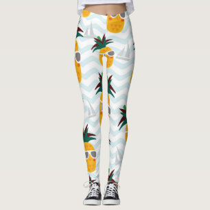 Ananas, Boot: niedliches Ozeanmuster. Leggings