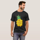 Ananas Bowling Hawaiian Aloha Beach Hawaii T-Shirt (Vorne ganz)
