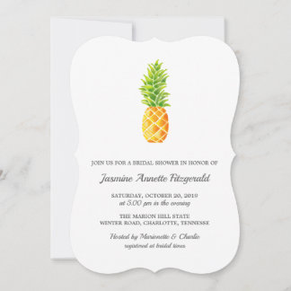 Ananas-Brautparty Einladung