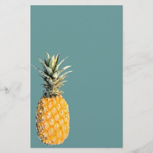 Ananas Briefpapier (Vorderseite)