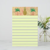 Ananas Briefpapier (Stehend Vorderseite)