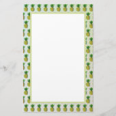 Ananas Briefpapier (Vorderseite)