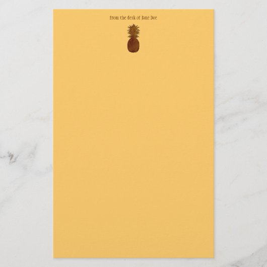 Ananas-Briefpapier Briefpapier (Vorderseite)