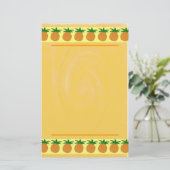 Ananas-Briefpapier Briefpapier (Stehend Vorderseite)