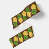 Ananas Brown Ripsband (Rückseite)