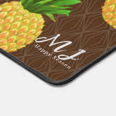 Ananas Brown Schreibtischunterlage (Ecke)