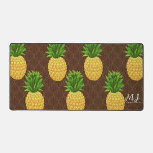 Ananas Brown Schreibtischunterlage