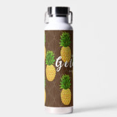 Ananas Brown Trinkflasche (Vorne)